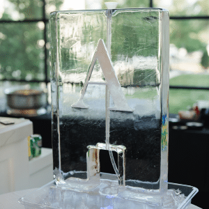 Vertical Rectangle Ice Sculpture