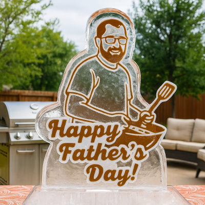 20250614_1813_Father's Day Ice Sculpture_remix_01jxrj8zs5e9g8b8va368ep5ww (1)