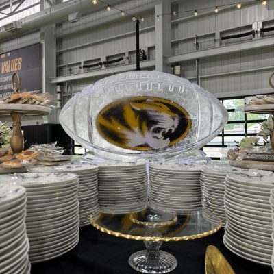 mizzou football color sculpture
