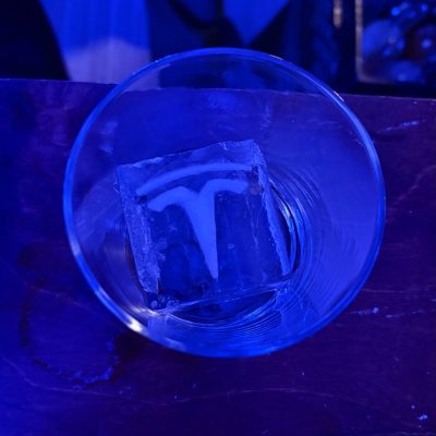 tesla cocktail ice